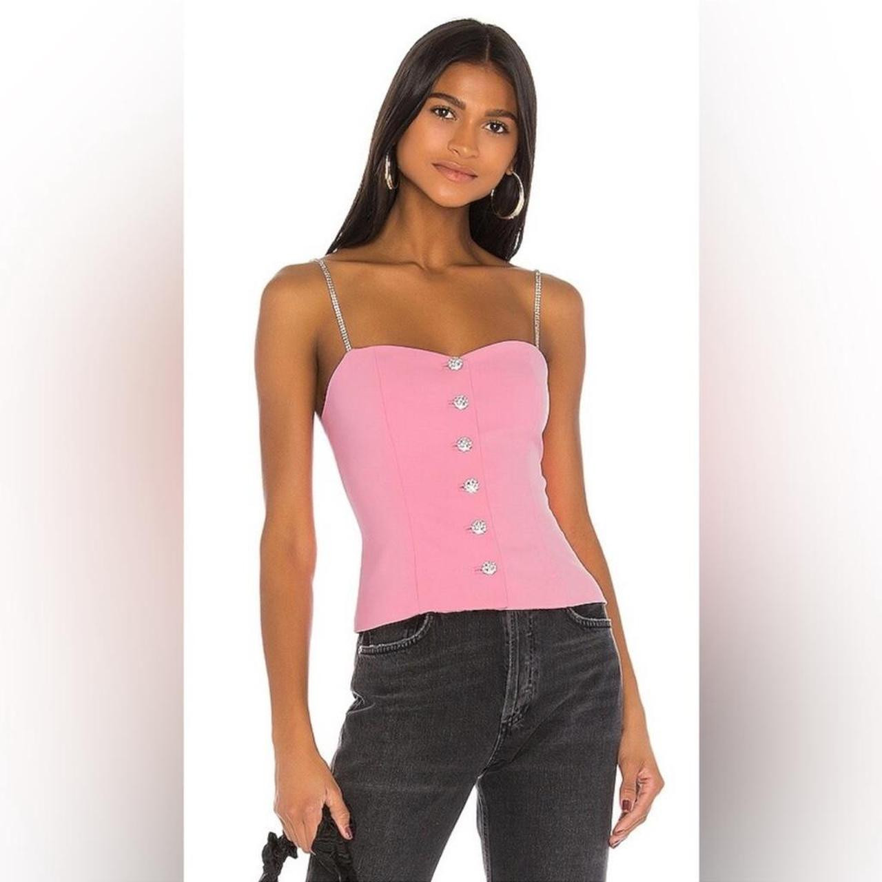 LPA Women's Corset - Pink - S | Depop US