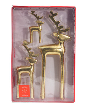 Set Of 3 Resin Deer Set | Marshalls