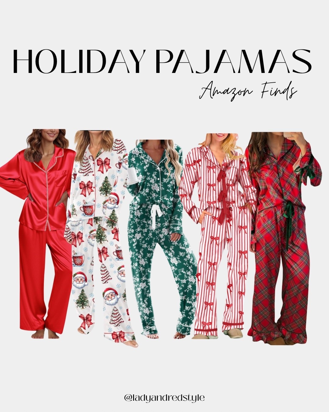 Holiday Pajamas- Amazon edition 

#LTKHoliday #LTKSeasonal