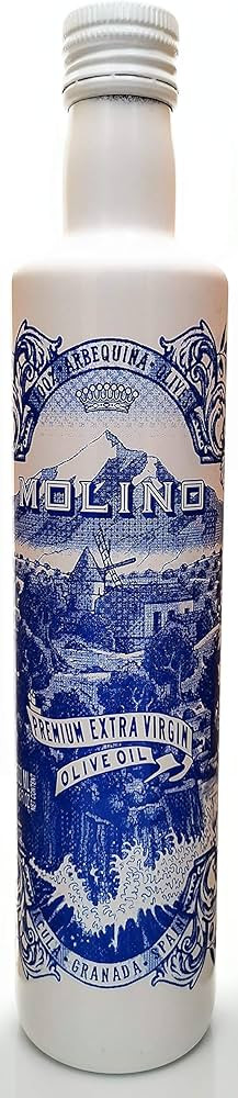 Molino 100% Arbequina Extra Virgin Olive Oil from Spain, 500ml bottle | Amazon (US)