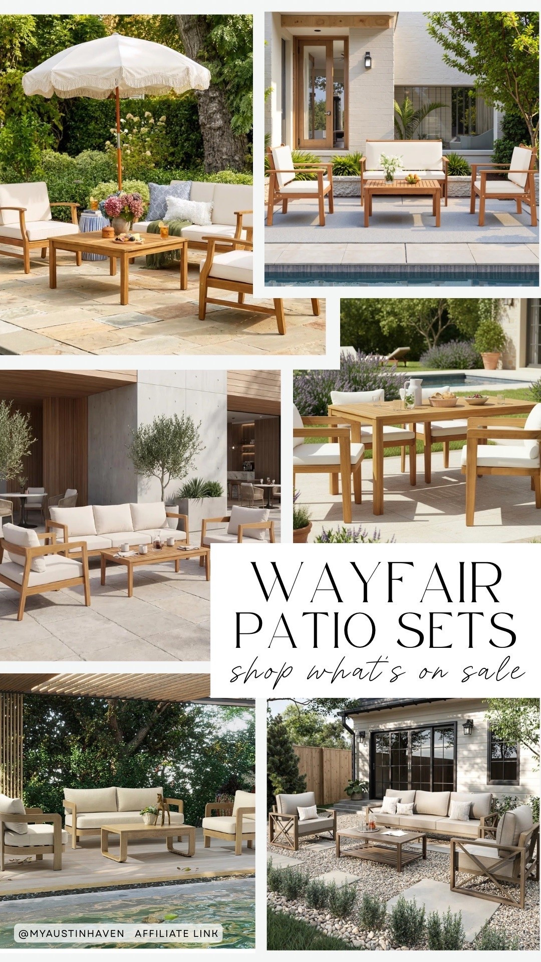 Wayfair Patio Sets on SALE ✨

Shop the best patio sets of the summer season on sale for 🌴☀️👏🏼

Patio set, Outdoor Hosting, Outdoor Dining, Wayfair Sale

#LTKHome #LTKSaleAlert #LTKSeasonal