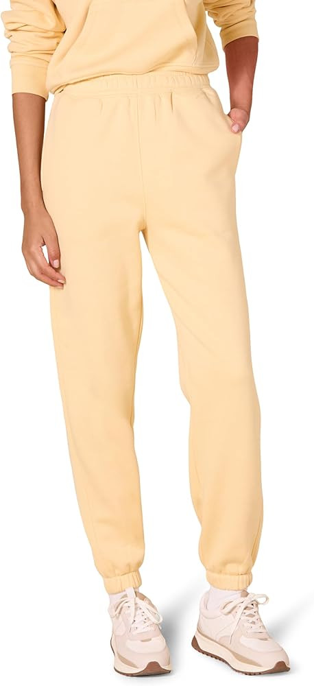 Amazon Essentials Women's Relaxed High Waist Joggers (Available in Plus Size) | Amazon (US)