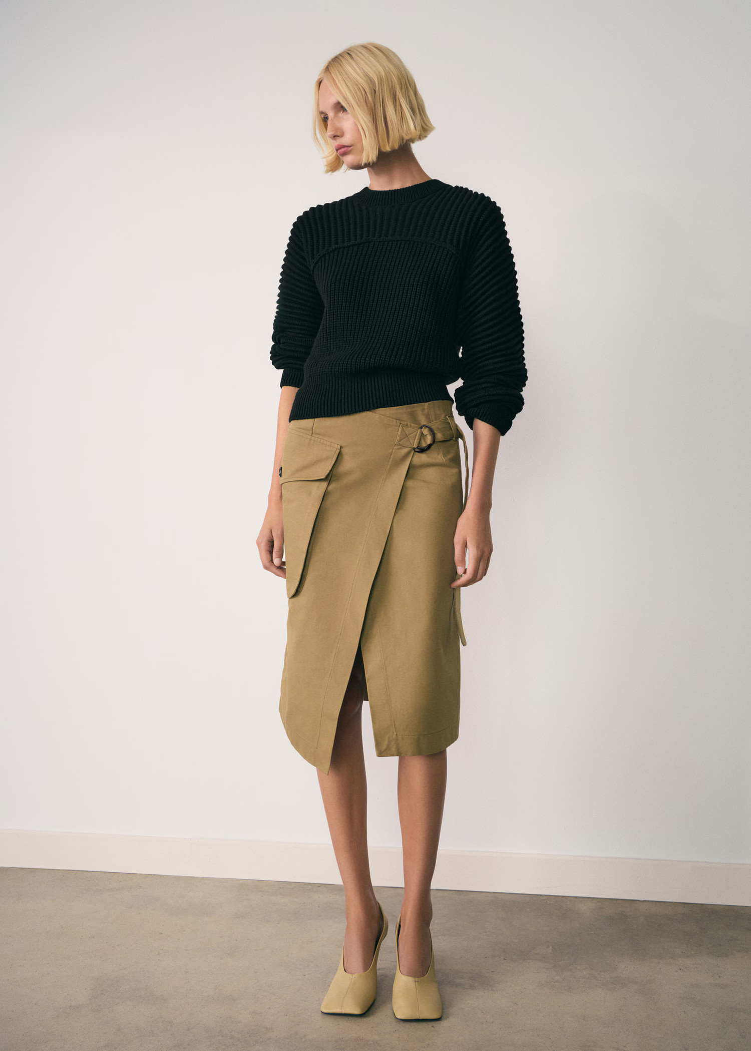 Puff-sleeve knitted sweater - Women | MANGO USA | Mango (US/MX/AU)