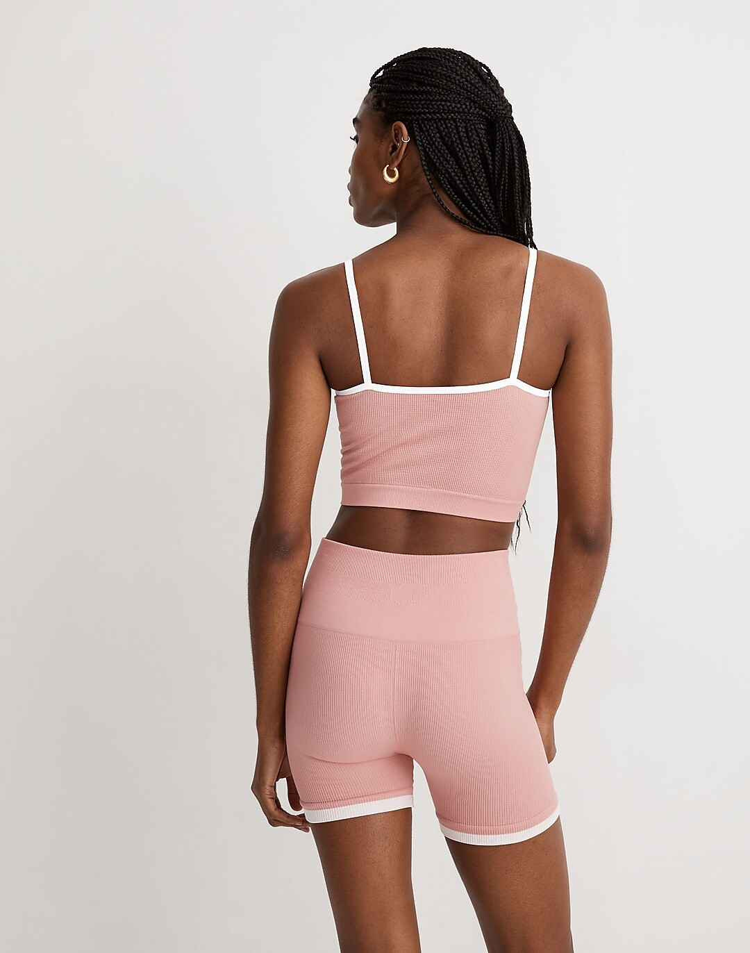 Seamless Crop Cami in Colorblock | Madewell