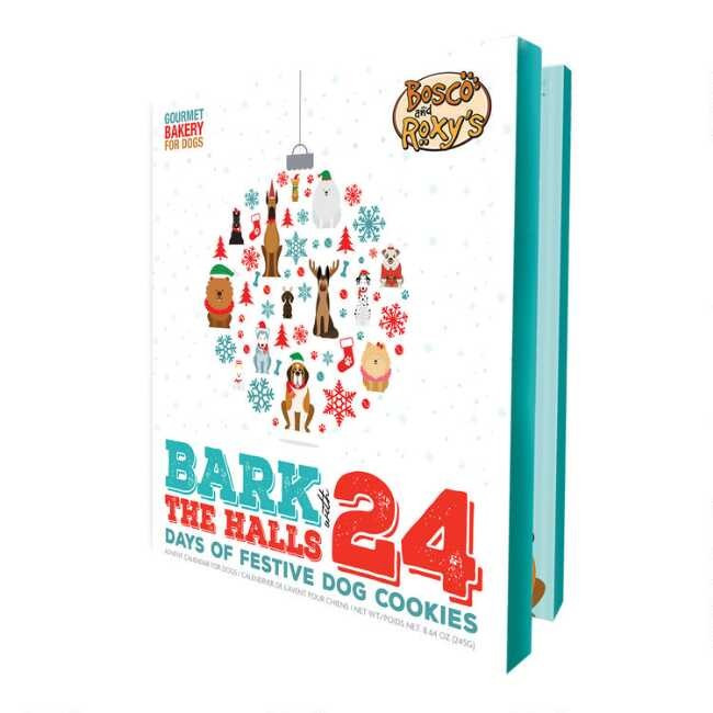 Bosco & Roxy's Bark the Halls Dog Treat Advent Calendar | World Market