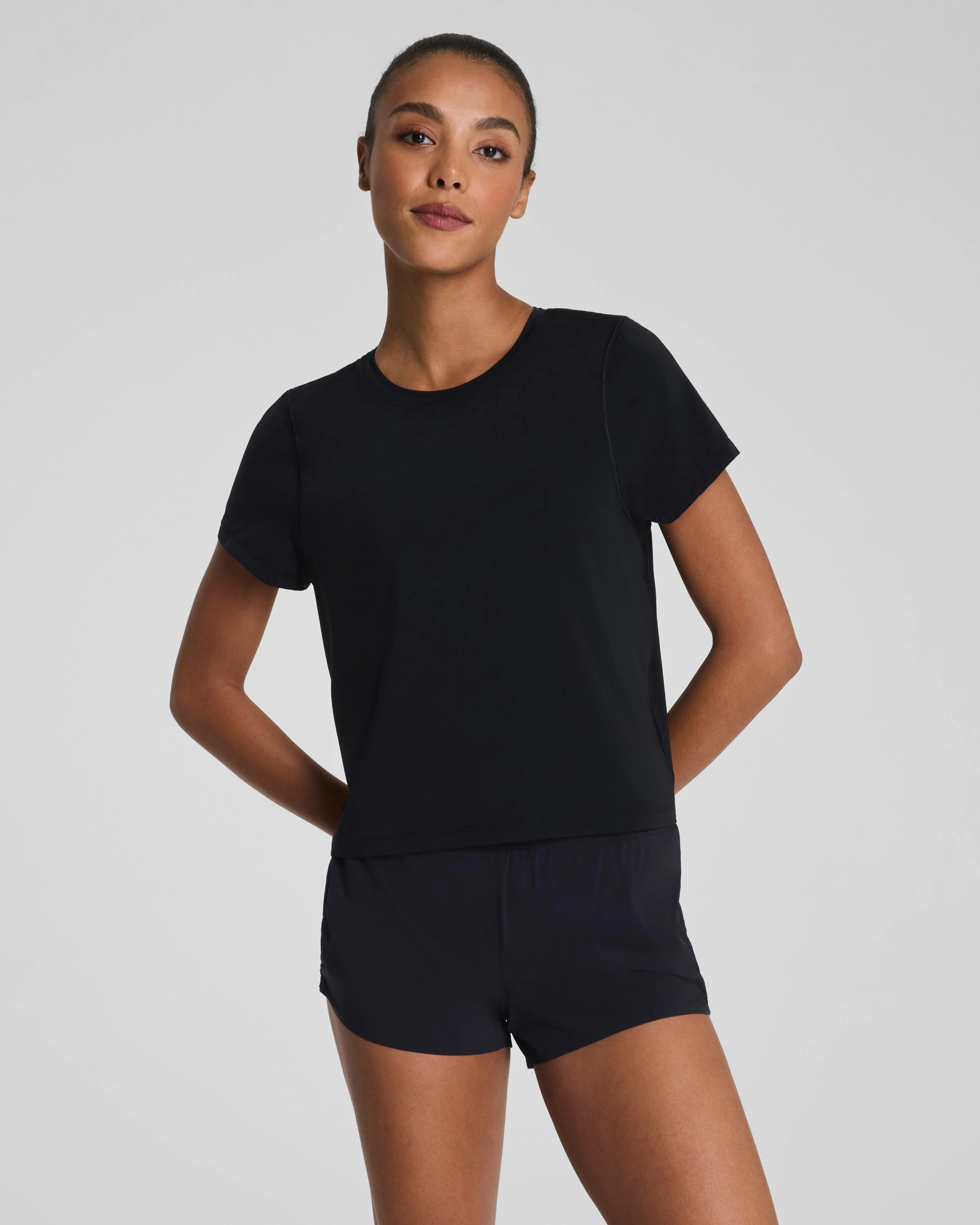 Cooling Workout Tee for Summer | SPANX\u00ae StayCool Crewneck | Spanx