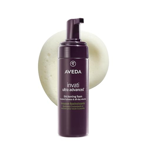 Aveda Invati Ultra Advanced Thickening Foam | Styling Foam for Thin & Thinning Hair | Instantly Thickens Hair | Flexible Hold | 97% Naturally Derived*, 5 Fl Oz | Amazon (US)