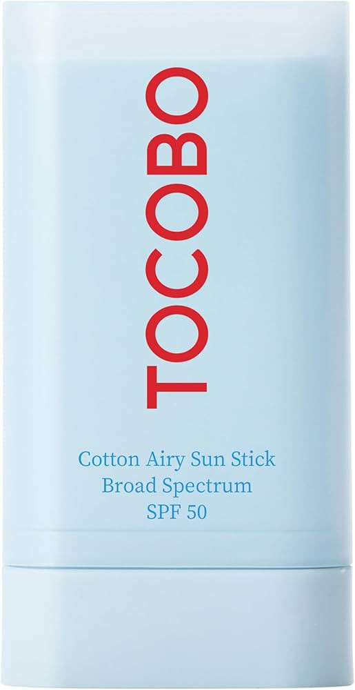 Cotton Airy Sun Stick SPF 50 Broad Spectrum Korean Matte Sunscreen Stick for Face - Travel Size S... | Amazon (US)
