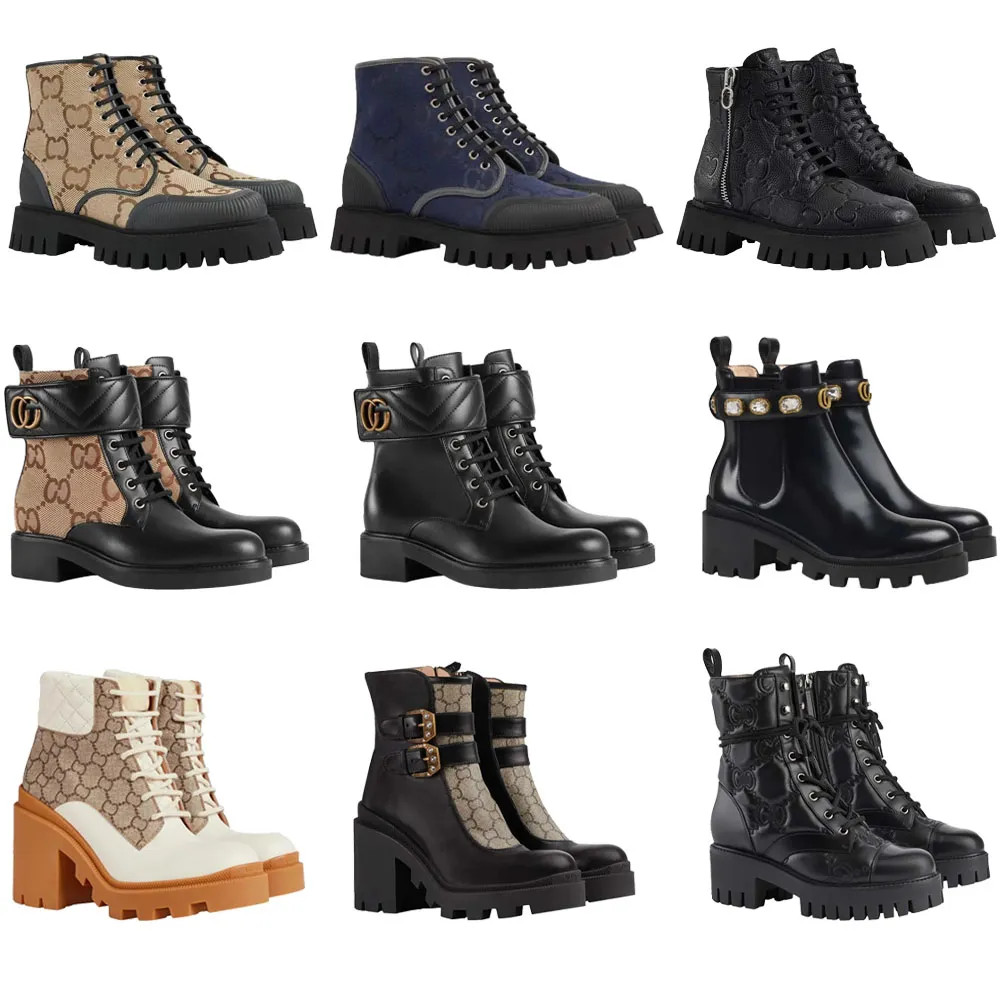 Designer Boots Lace-Up Boots High Quality Men Women Boots Real Leather Half Boot Classic Style Sh... | DHGate