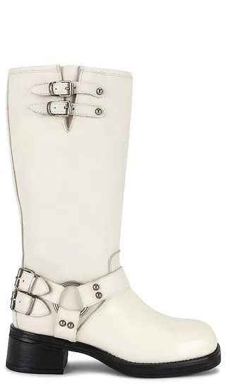 Astor Boot in Bone Leather | Revolve Clothing (Global)