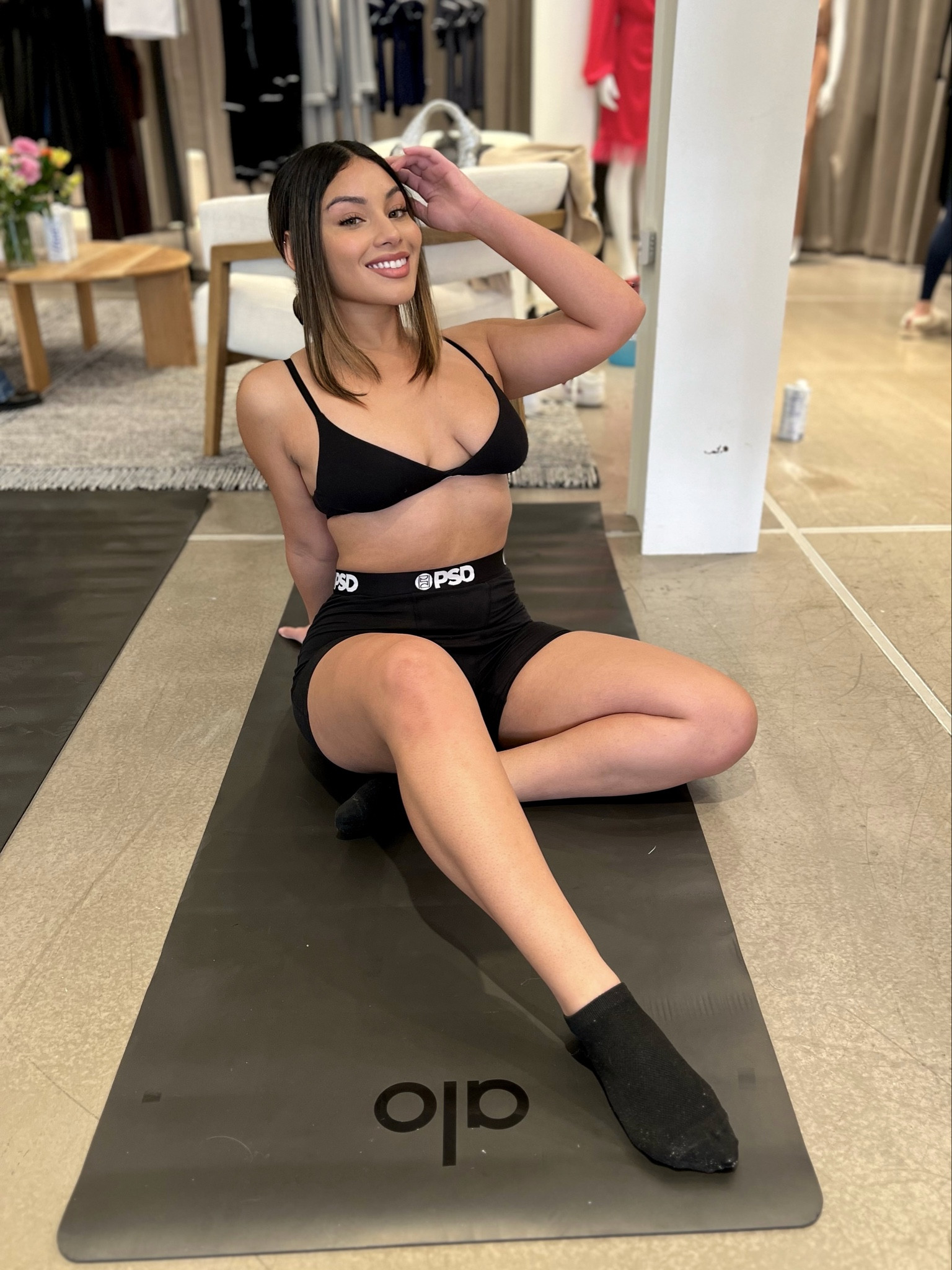 Morning Pilates 🖤✨ 

#LTKfitness