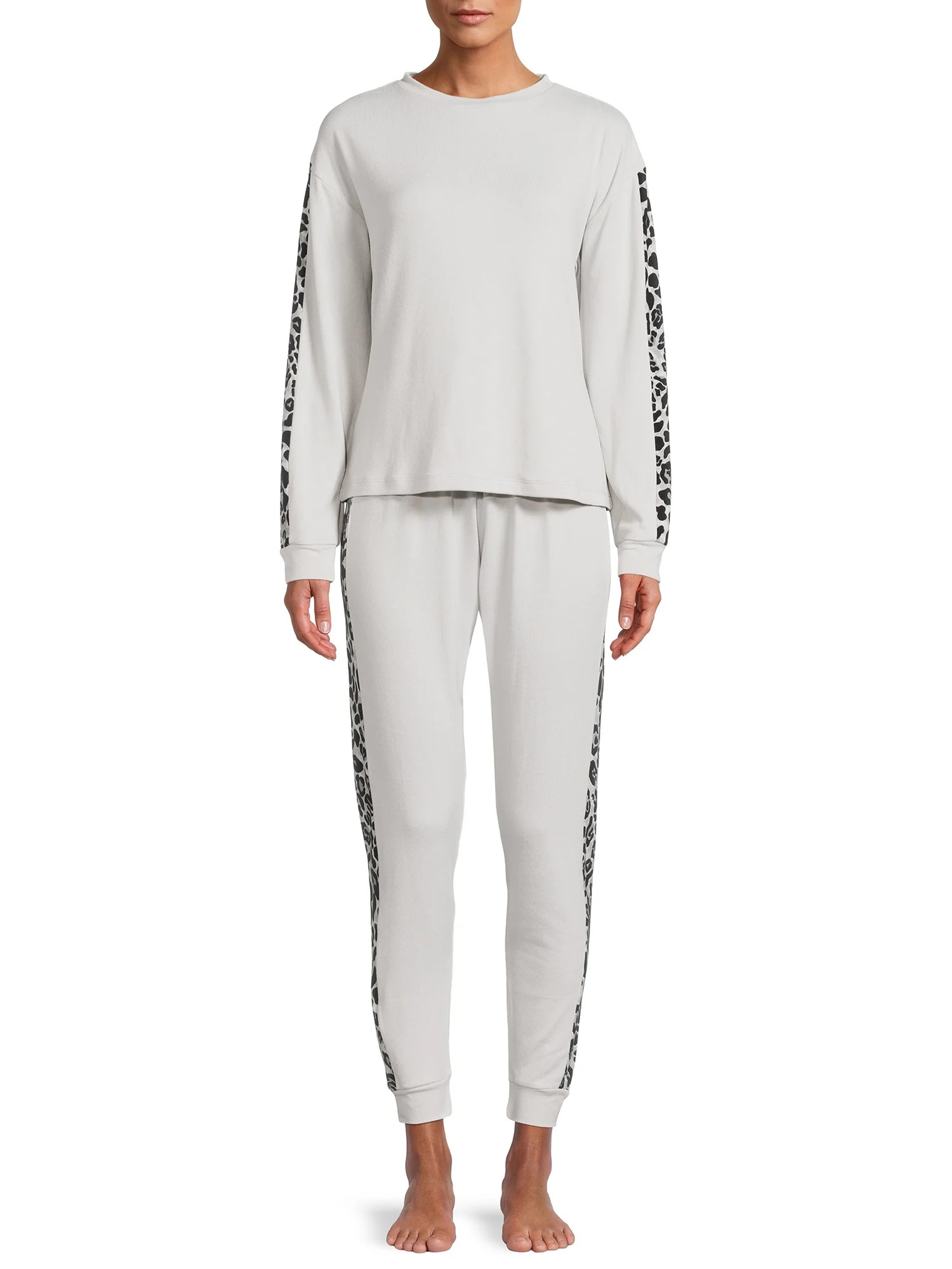 Lissome Women's Soft & Cozee Top and Pants, 2-Piece Pajama Set - Walmart.com | Walmart (US)