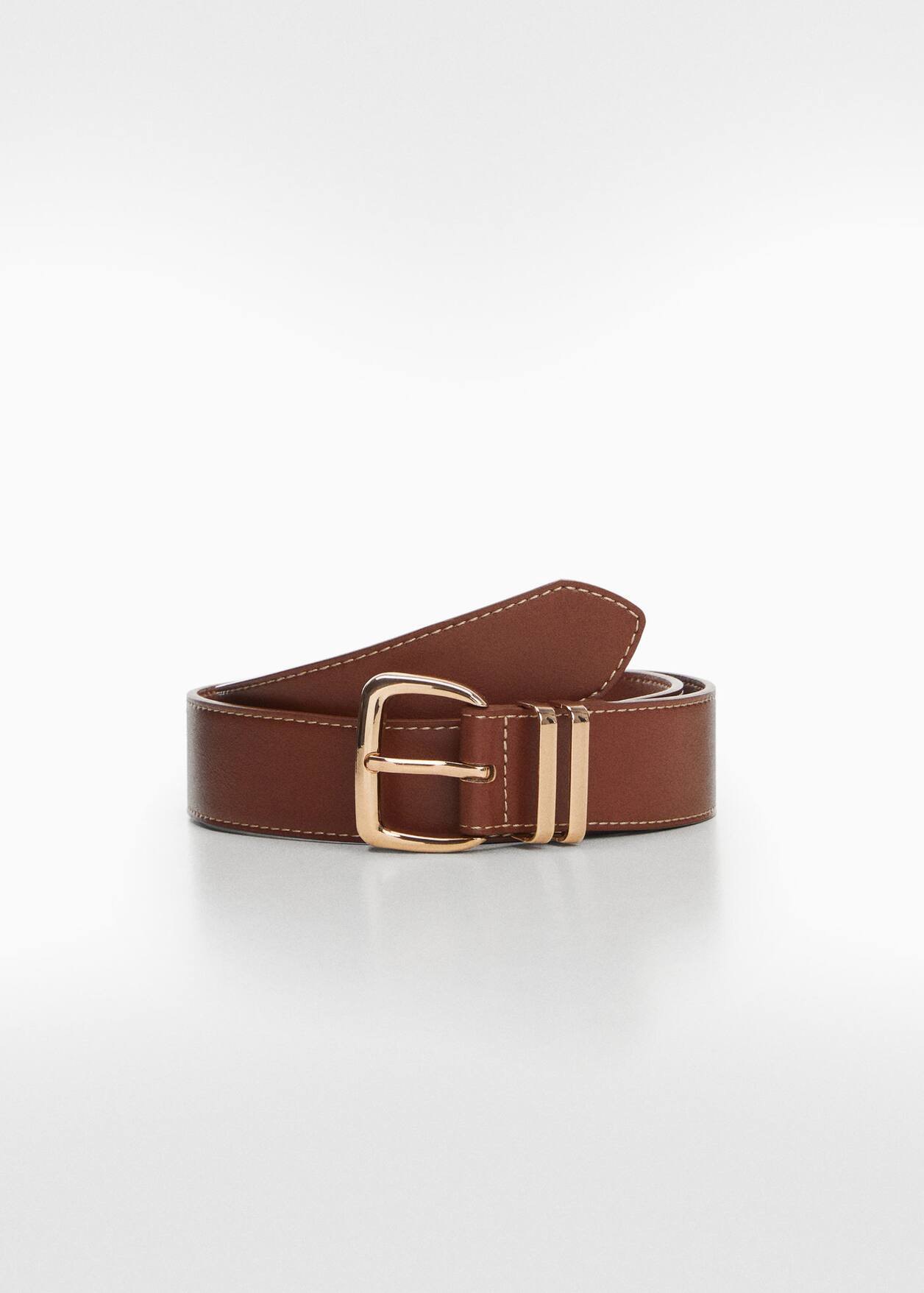 Square buckle belt -  Women | Mango USA | MANGO (US)