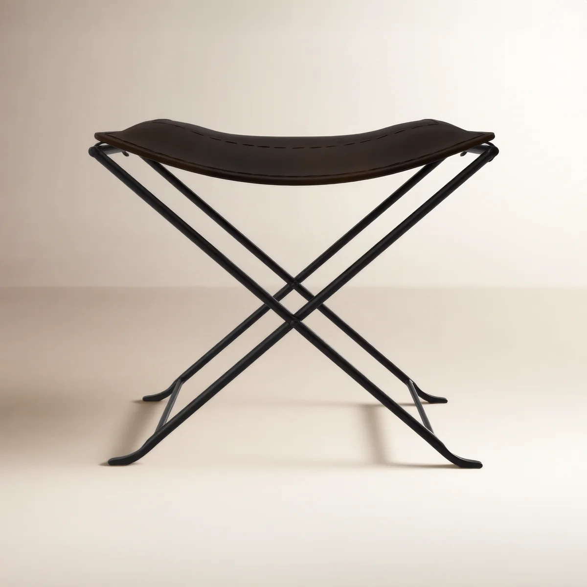 Sanford Iron Accent Stool | Wayfair North America