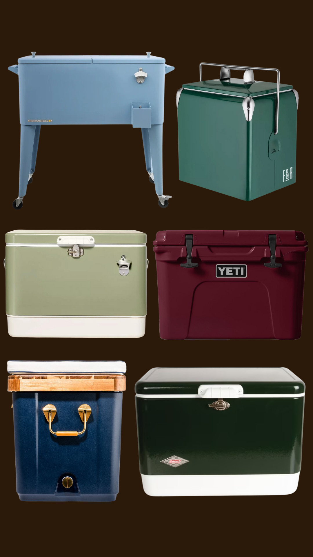 Beautiful coolers for your backyard party, your beach trip, or day at the pool. I bought the blue Wayfair one for our first summer party! 

 

#LTKSeasonal #LTKHome #LTKParties