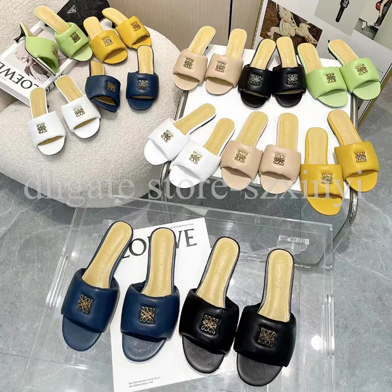 LOE WE High Quality DUPE Fashion Womens Leather Slippers Heels Sandals For Summer From Szxinyi, $... | DHGate