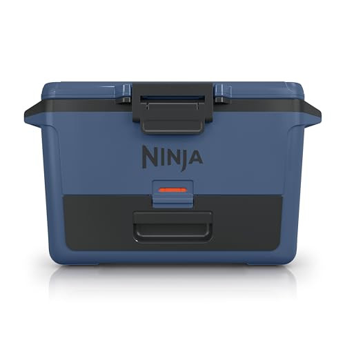 Ninja FB151BL FrostVault 50qt Hard Cooler with Dry Zone, Integrated Fridge-Temp Dry Storage Drawer, Premium Heavy-Duty Insulated Cooler, Keeps Ice for Days, Lakeshore Blue | Amazon (US)