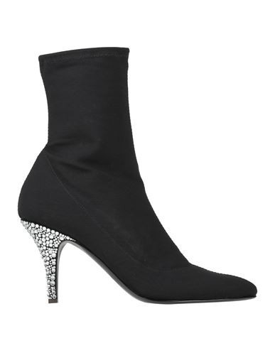 Giuseppe Zanotti Woman Ankle boots Black Size 4.5 Textile fibers | YOOX (US)