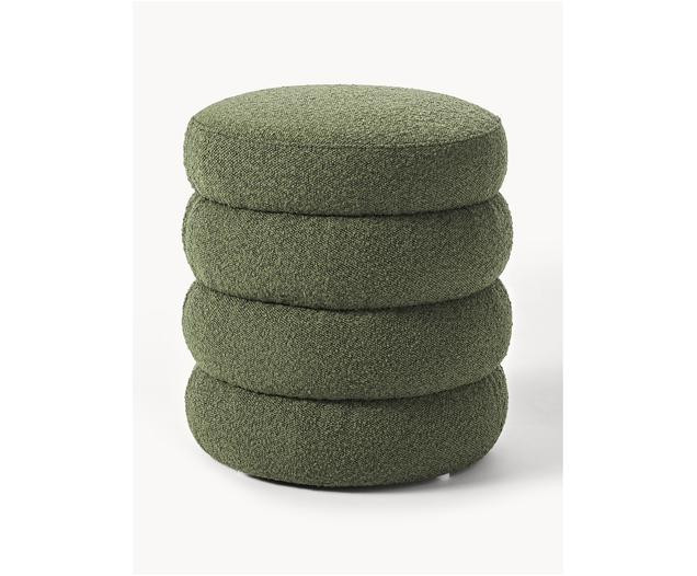 Puf en tejido bouclé Alto | Westwing EU