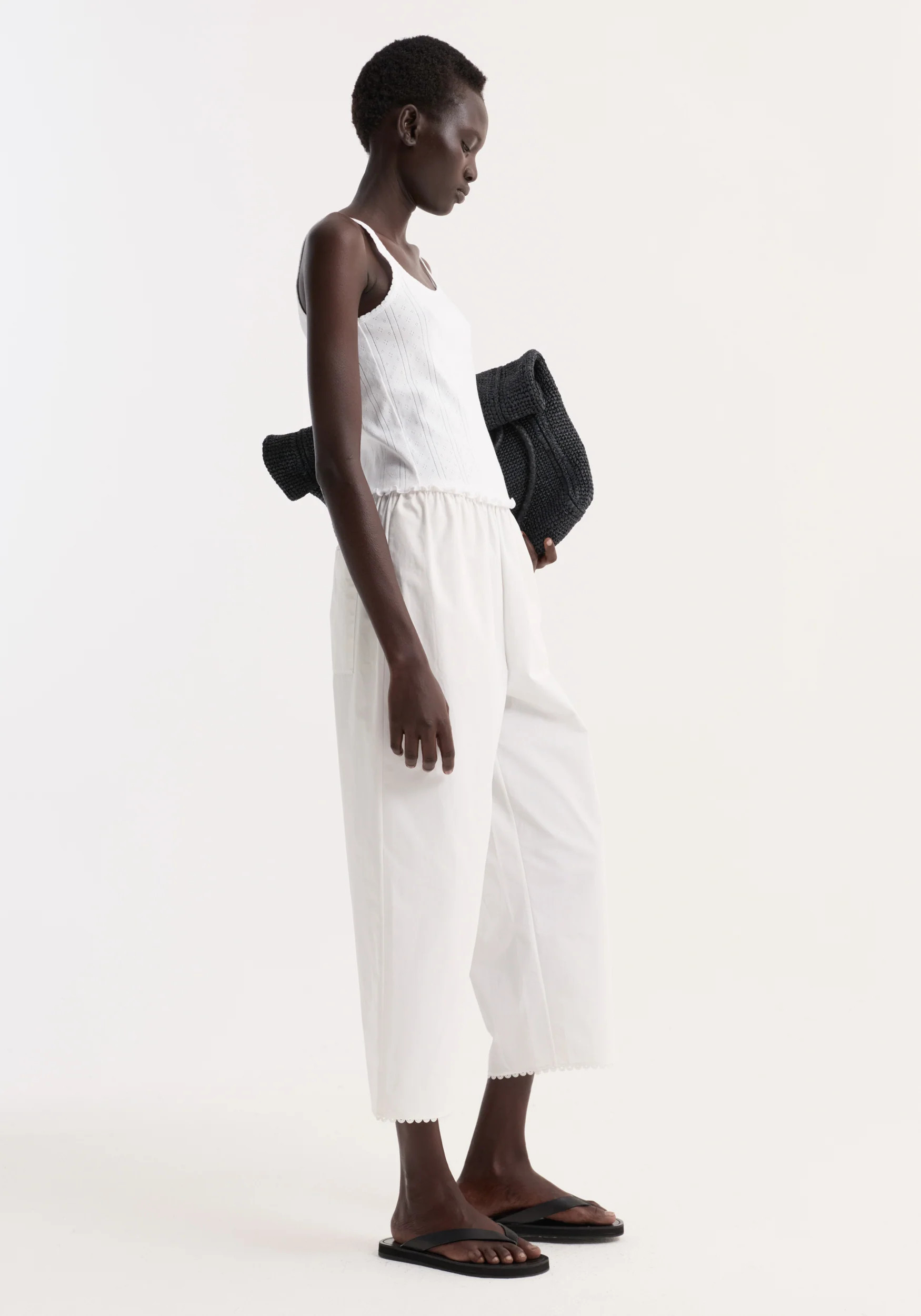 Pointelle tank | off white | Rohe