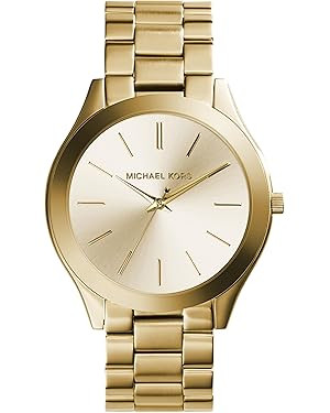 Michael Kors Slim Runway Women's Watch, Stainless Steel Bracelet Watch for Women | Amazon (US)