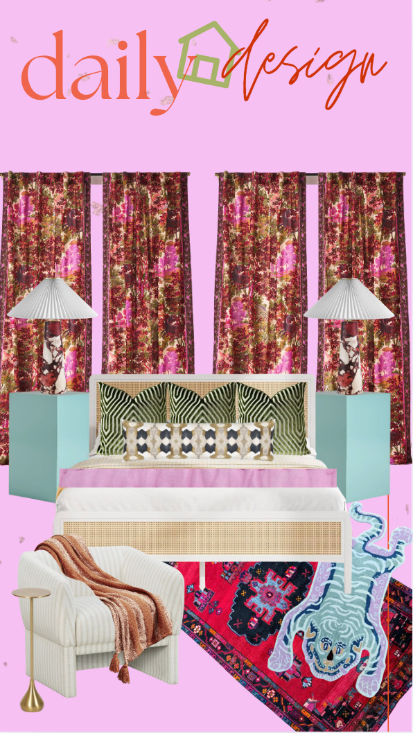 Maximalist Bedroom Design with lots of color and texture  

 #LTKHome