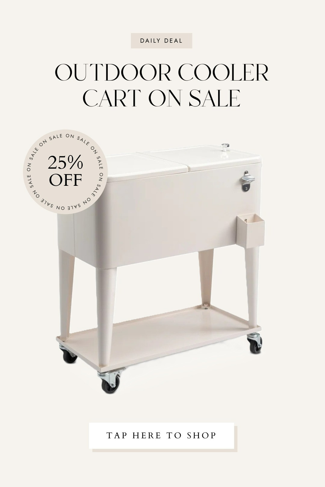 How perfect is this rolling cooler cart from Wayfair? Perfect for summertime entertaining! 

outdoor essentials, patio, pool party, summer, spring, spring break 

 #LTKHome #LTKSaleAlert #LTKFindsUnder100