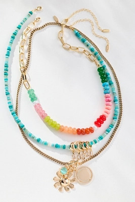 Shades of Sea Layered Necklaces: Charm Edition | Anthropologie (US)