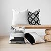 Woven Nook Decorative Throw Pillow Covers ONLY for Couch, Sofa, or Bed Set of 4 18 x 18 inch Mode... | Amazon (US)