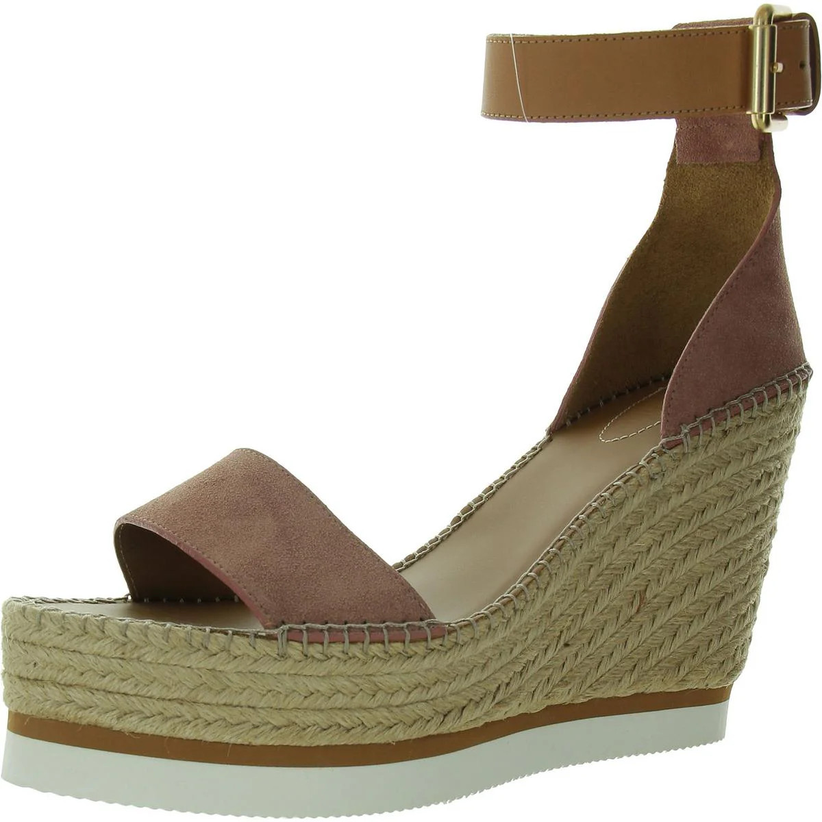 Womens Leather Ankle Strap Wedge Sandals | Shop Simon