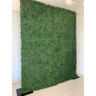 LHY 12- Piece 20 in. H x 20 in. W Artificial Boxwood Hedge UV-Proof Grass Greenery Backdrop Panels Green Wall Indoor | The Home Depot
