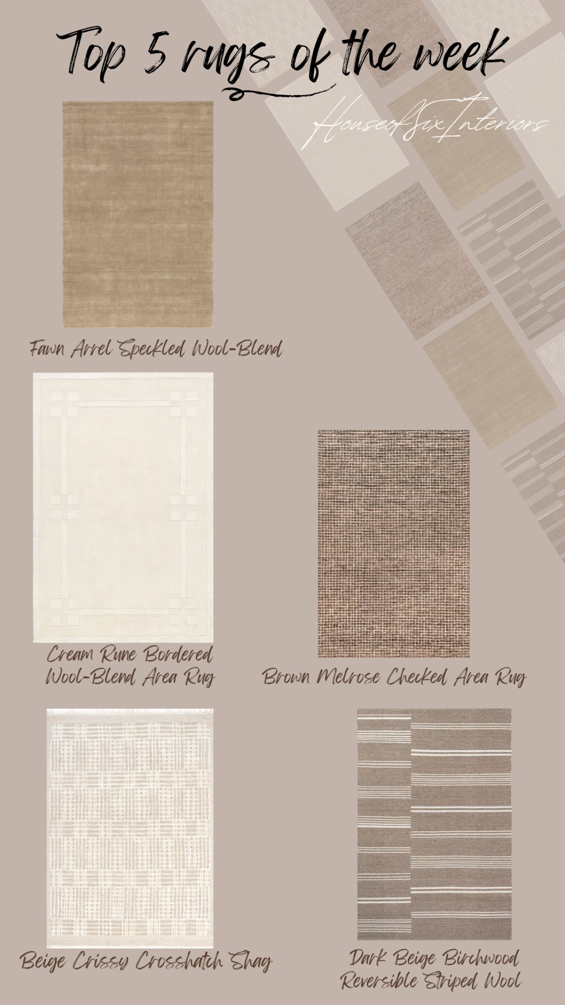 Top 5 rugs of the week!

#LTKstyletip #LTKhome #LTKGiftGuide