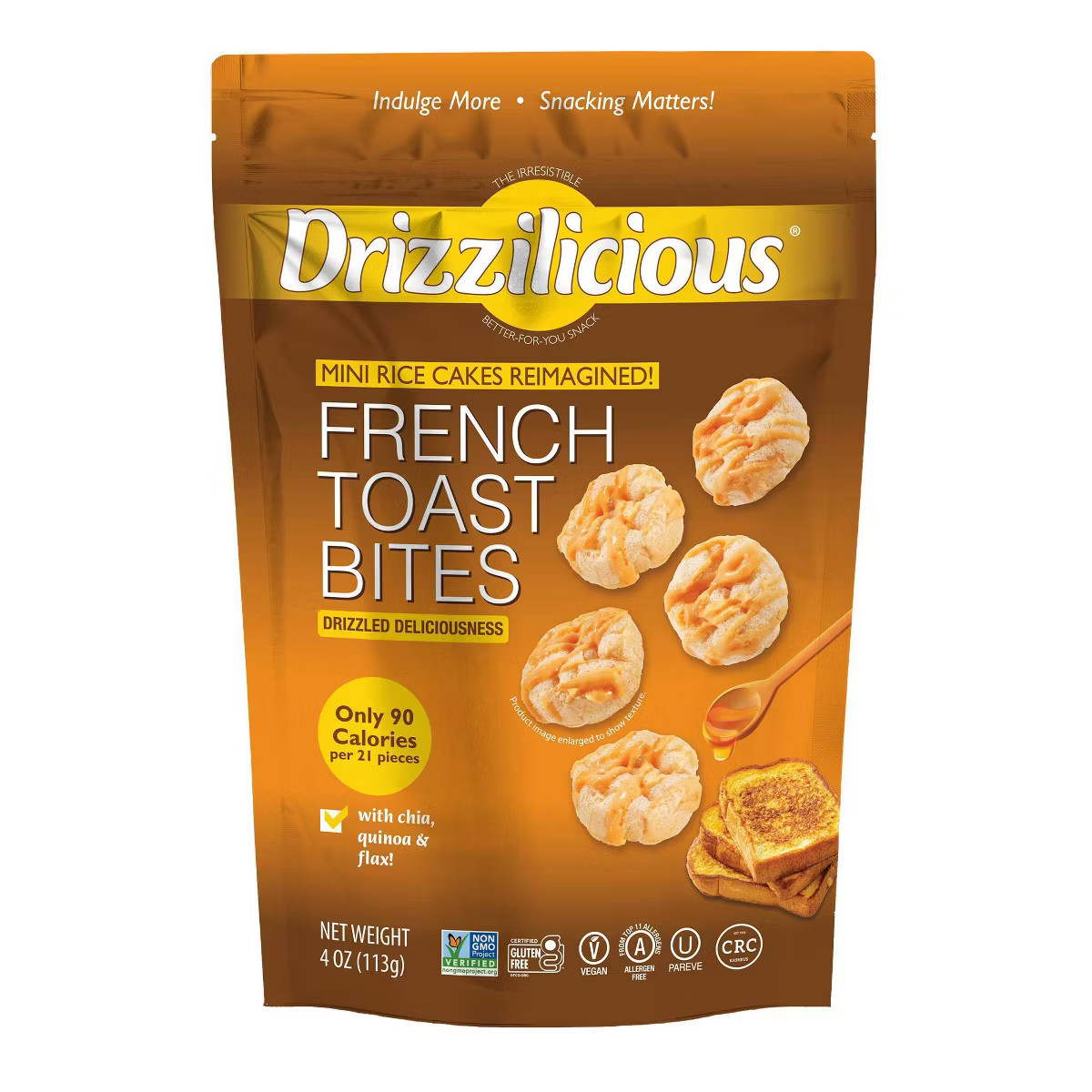 Drizzilicious Drizzled Mini Rice Cake - 4oz | Target