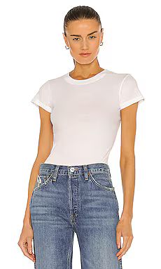 LA Made Crew Neck Tee in White from Revolve.com | Revolve Clothing (Global)