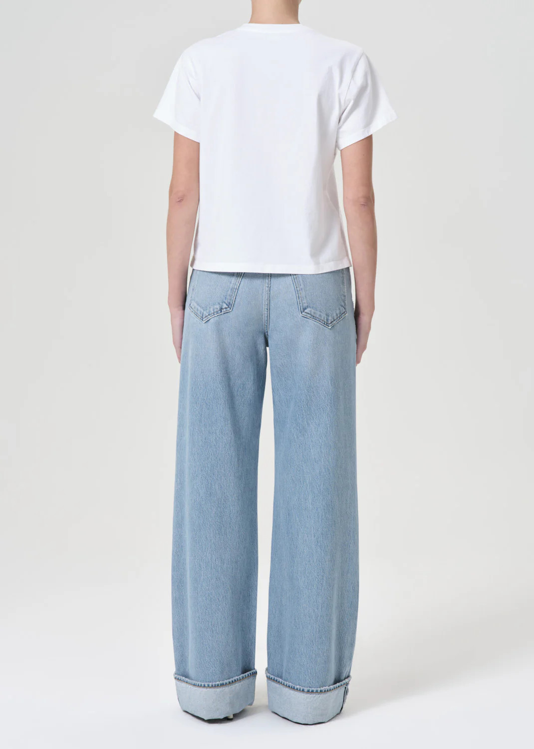 Dame High Rise Wide Leg in Showdown | AGOLDE