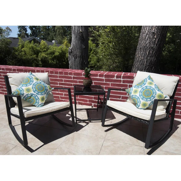 Linneman 2 - Person Outdoor Seating Group with Cushions | Wayfair North America