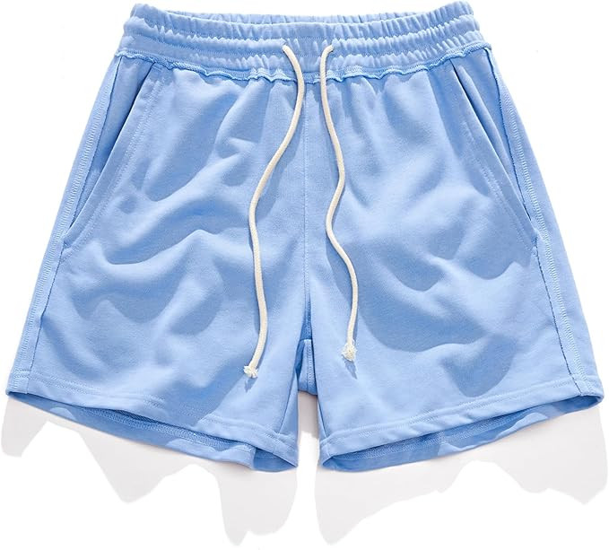 AIMPACT Mens Athletic Gym Shorts 5/5.5 Inch Cotton Casual Shorts Elastic Waist Joggers Sports Swe... | Amazon (US)