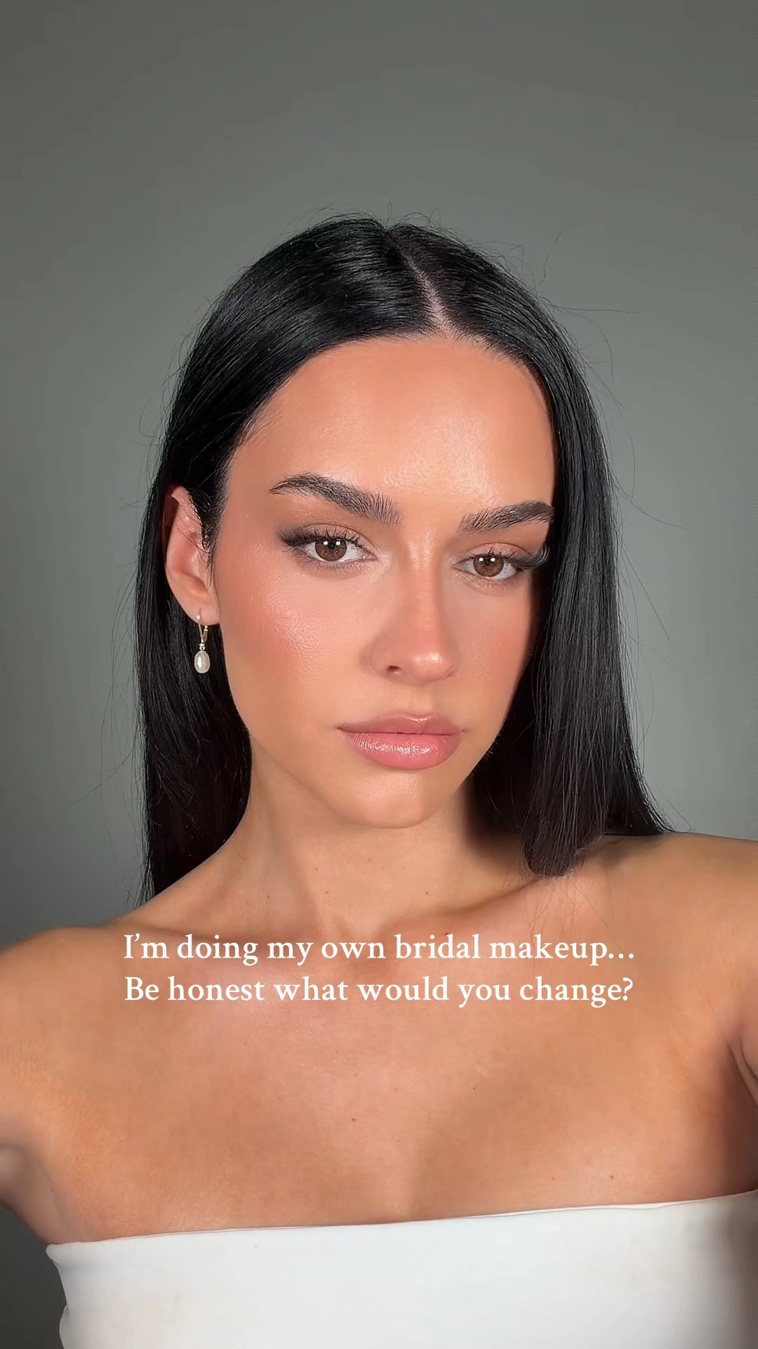 Thoughts on trial #3?🥰 starting a new bridal makeup series for you guys🤍 #makeup #weddingmakeup #bridalmakeup #bridalera #wedding #bridaltiktok #makeuptiktok 