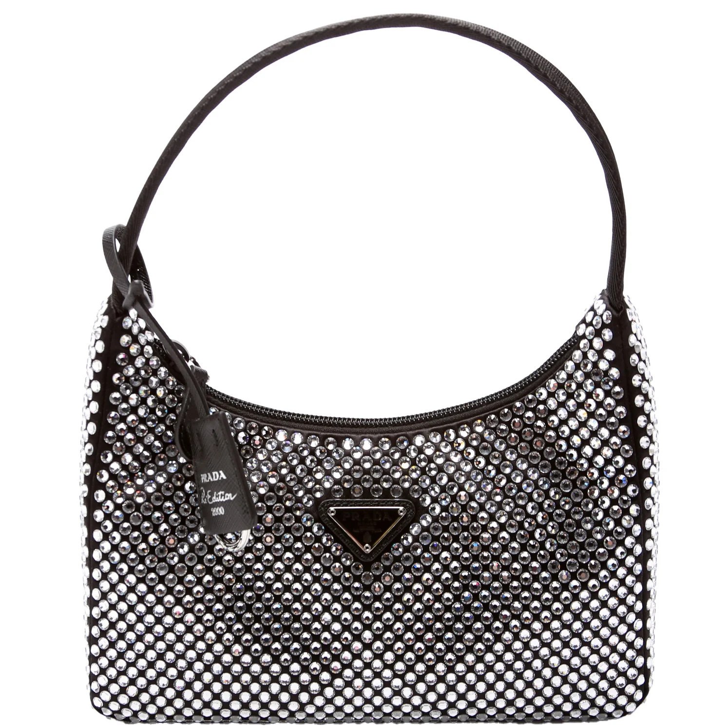 Satin Crystal Re-Edition 2000 Mini Bag 1BC515 | Keeks Designer Handbags