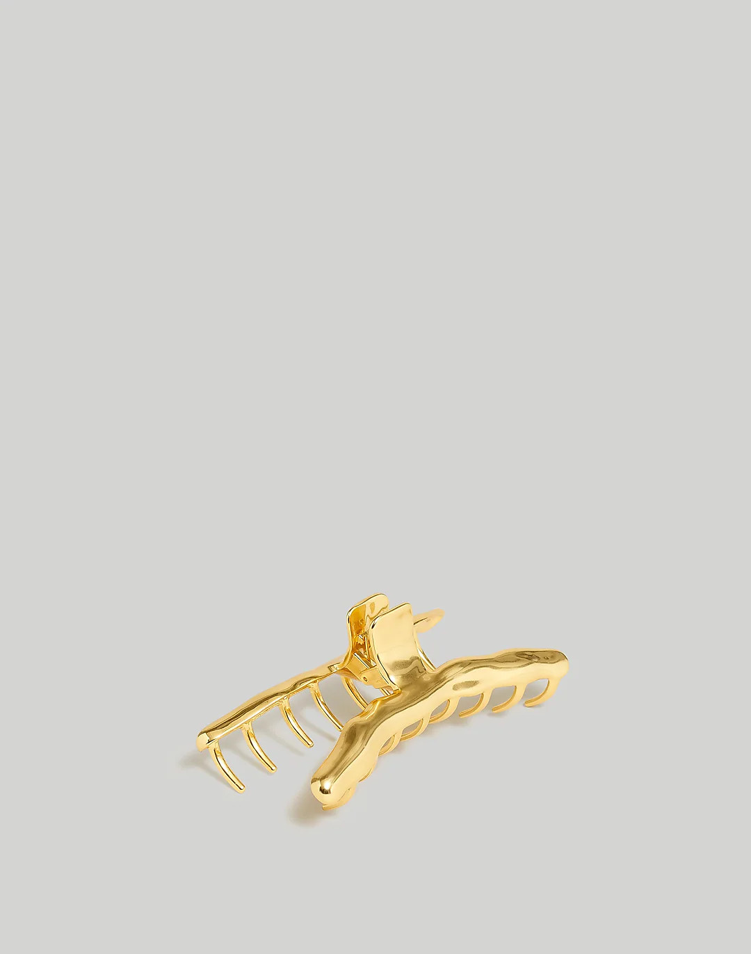Medium Sculptural Metal Claw Hair Clip | Madewell