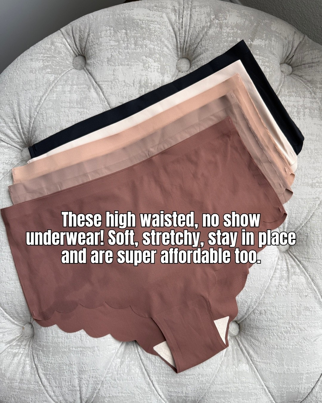 Amazon essentials seamless underwear 

#LTKmomlife #LTKdayinmylife #LTKselfcare