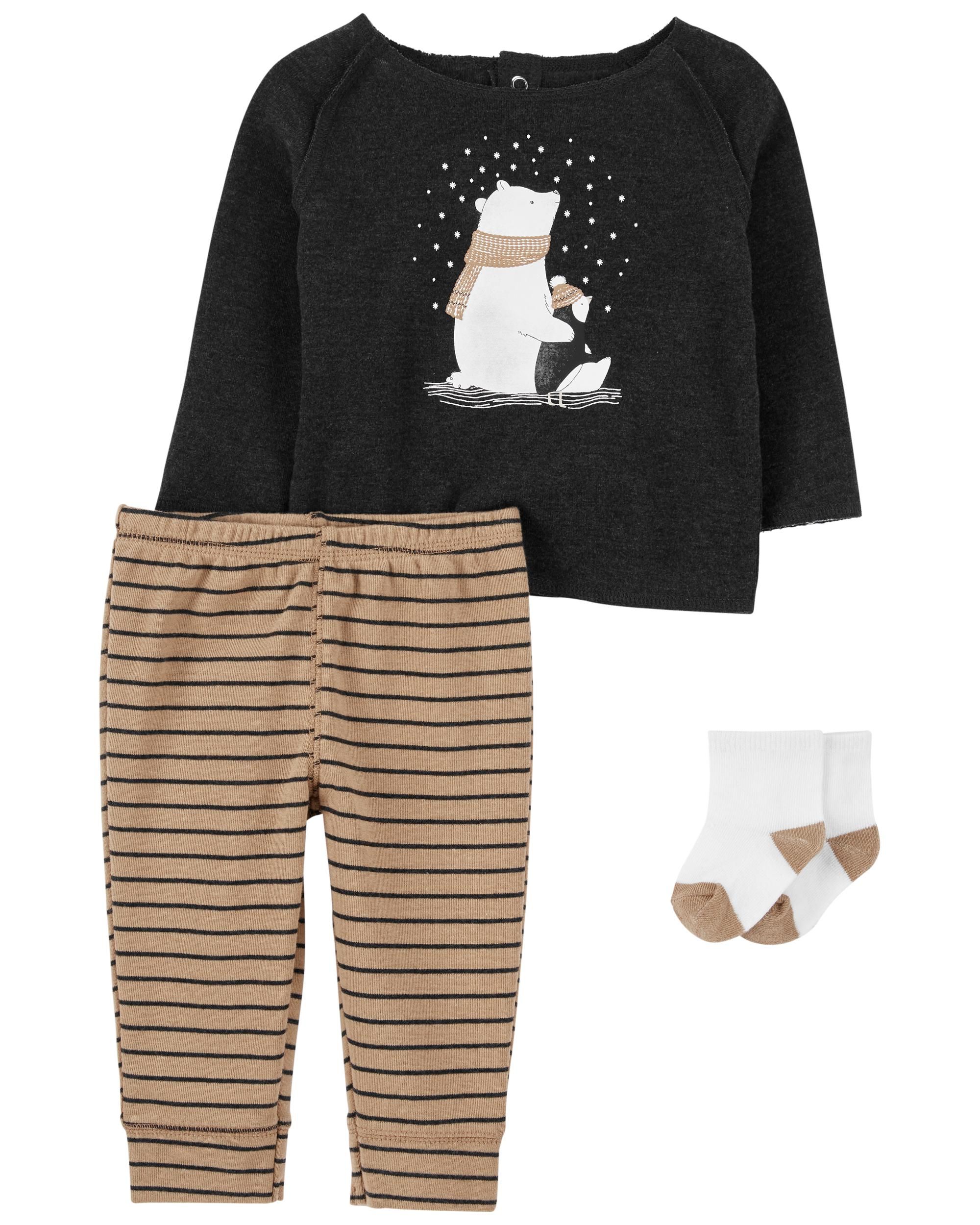 Baby 3-Piece Polar Bear Outfit Set | Carter's
