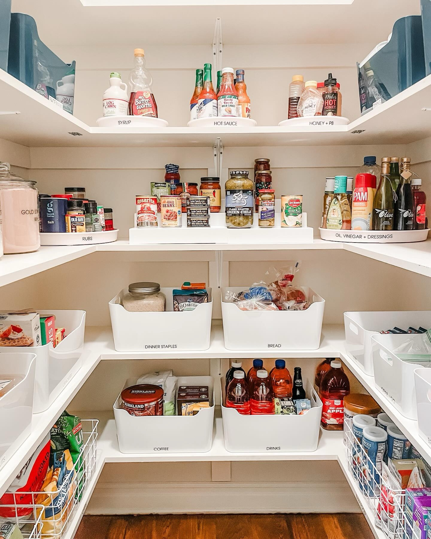 How’s your pantry feeling after the holiday hustle??

We re-envisioned this pantry utilizing bins and turntables that all cost less than $10 each. Which means that the tables were truly turned in this space for a minimal amount.

Is your pantry ready for a makeover?? Use the Book Now button in our profile to schedule time today!