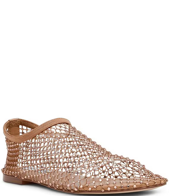 Mino-R Mesh Rhinestone Flats | Dillard's