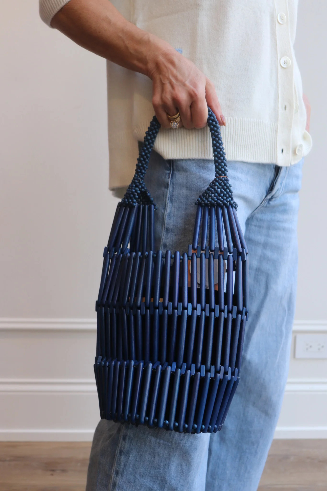Maralika Blue Bucket Beaded | Shop.app