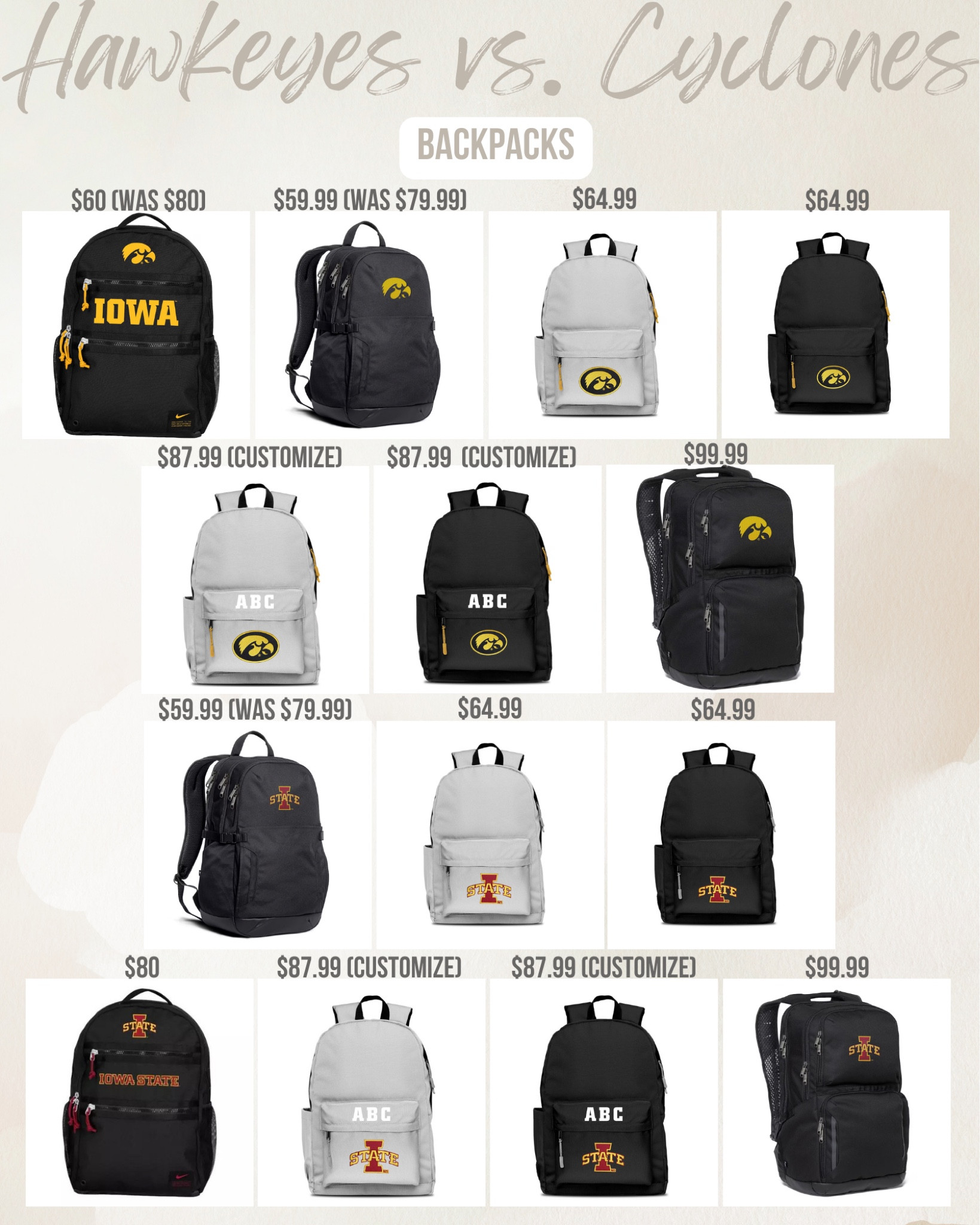 iowa hawkeyes nike backpack Wayne Cheer '24 two side sleeves with 32oz capacity Iowa Sideline Men's Nike Dri-FIT