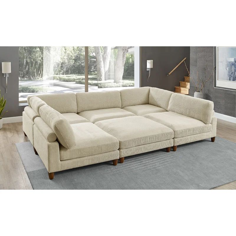 Espinosa 6 - Piece Upholstered Sectional | Wayfair North America