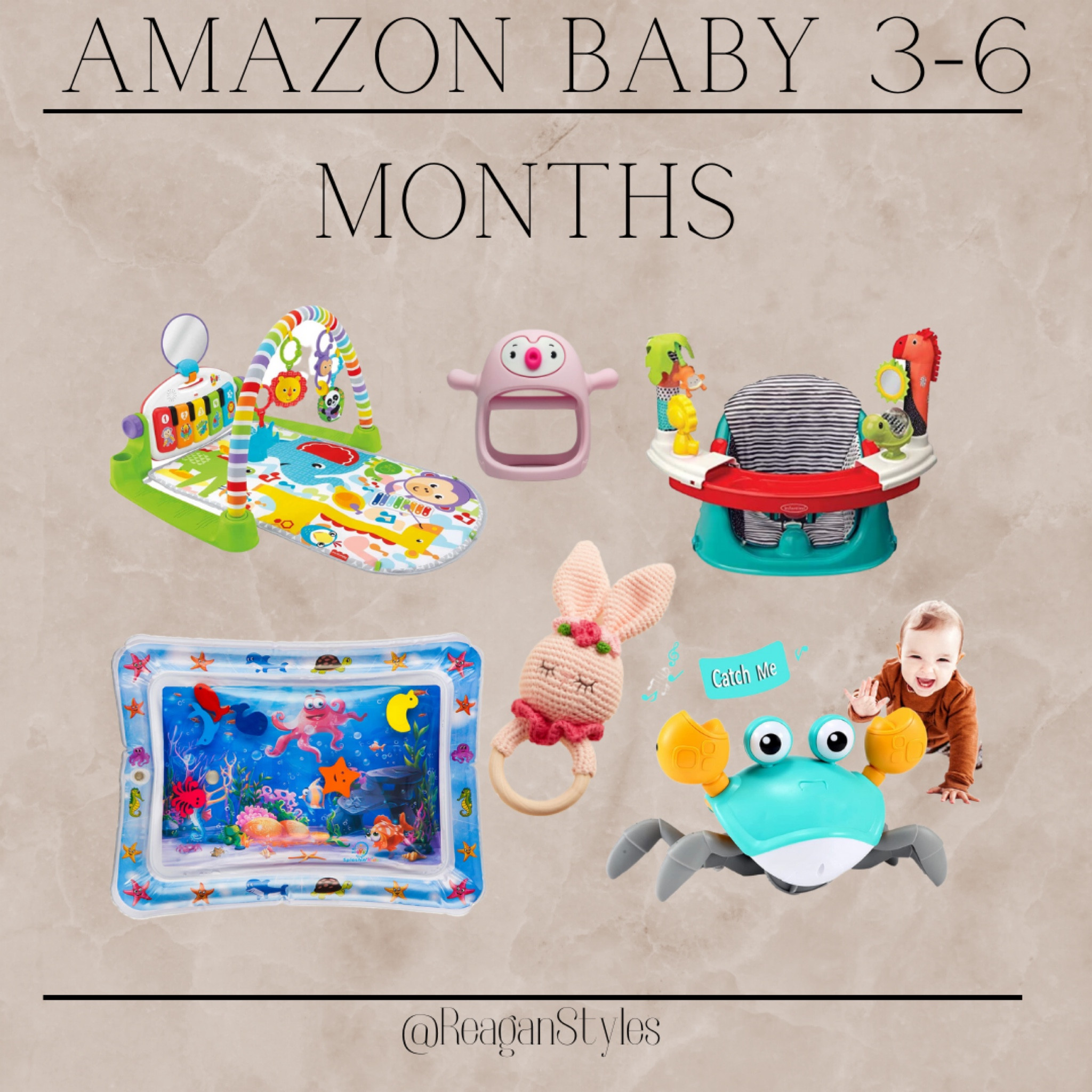 Amazon gift guide for babies | 0-3 months | 3-6 months | Amazon baby | gender neutral toys | 

#LTKHoliday #LTKbaby #LTKunder50