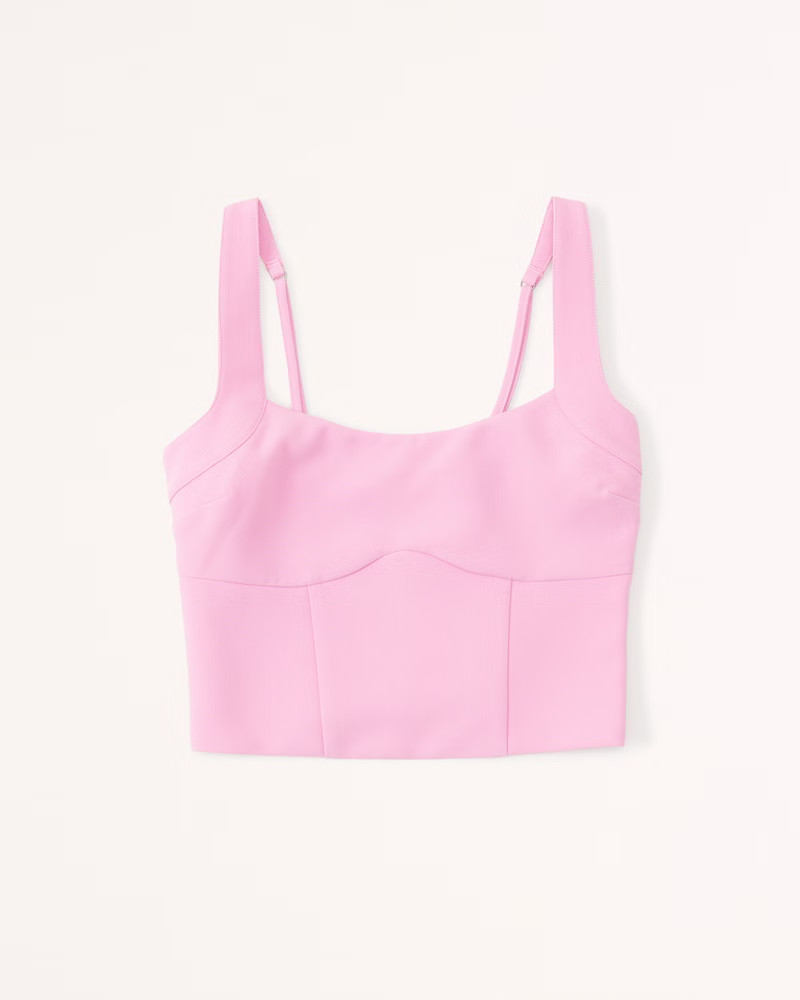 Tailored Corset Set Top | Abercrombie & Fitch (US)