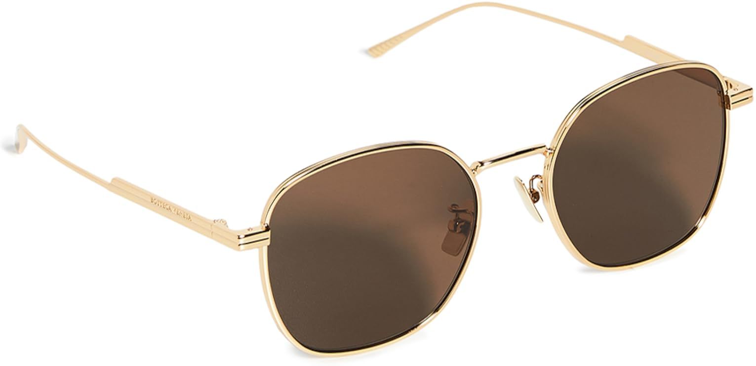 Bottega Veneta Women's Metal Ribbon Round Sunglasses | Amazon (US)